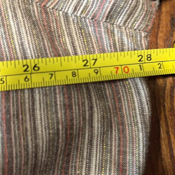 Lane Bryant Womans Button Up Shirt Tucks On Each Side Of Front Size 26/28 - Picture 10 of 14